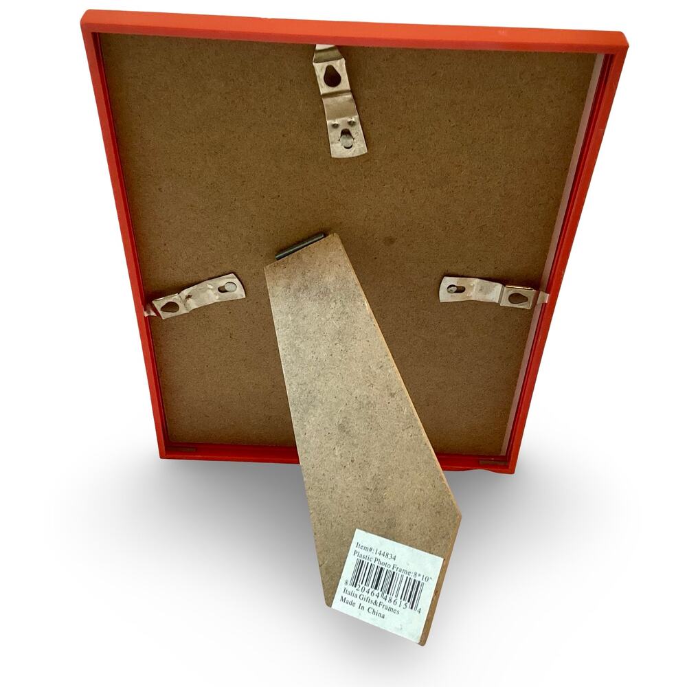 Red Plastic Picture Frame - Picture 4 of 6